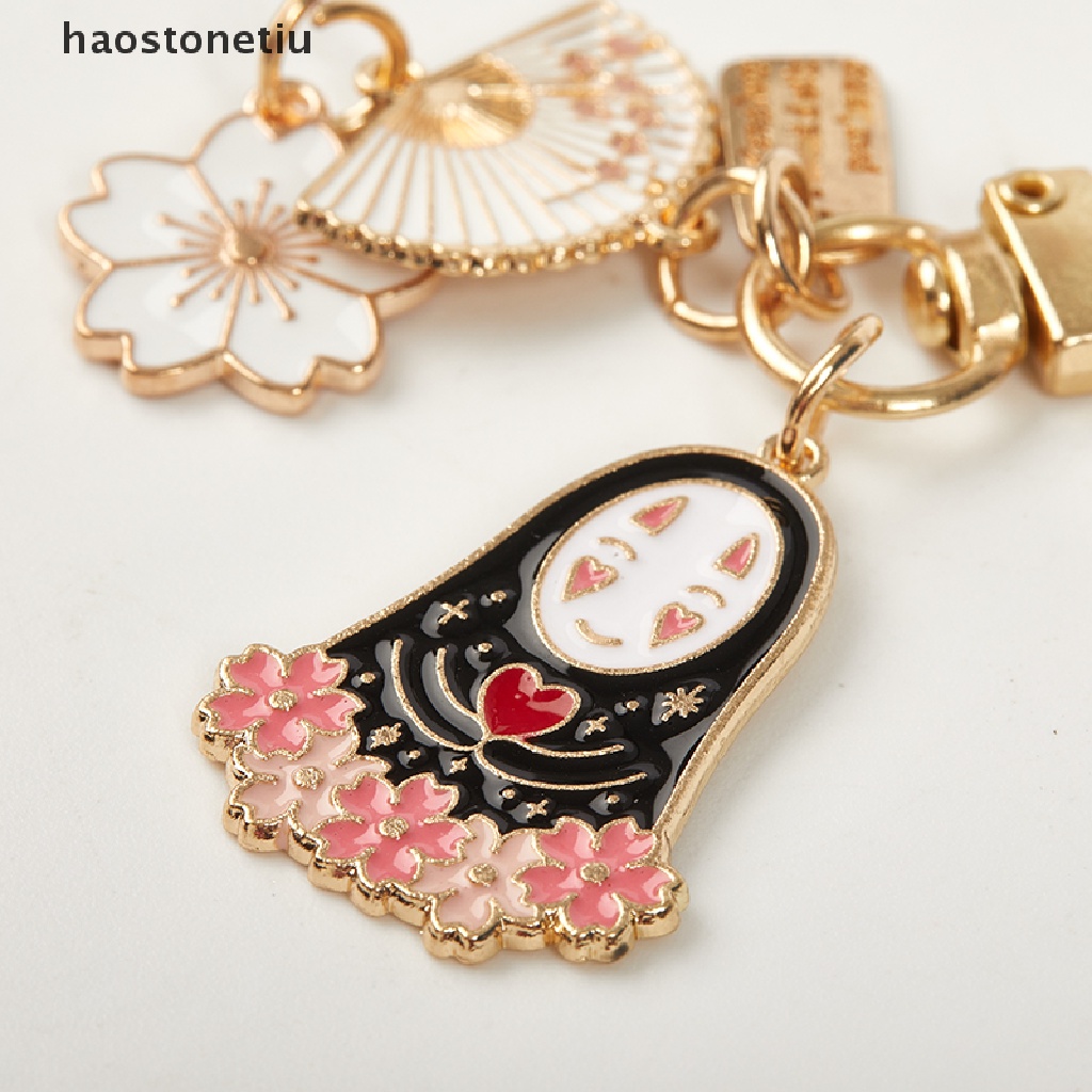 Móc Khóa Kim Loại Hình Vô Diện Hoạt Hình Sakura