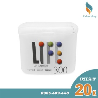 Okamura - Tăm bông LIFE hộp 300que