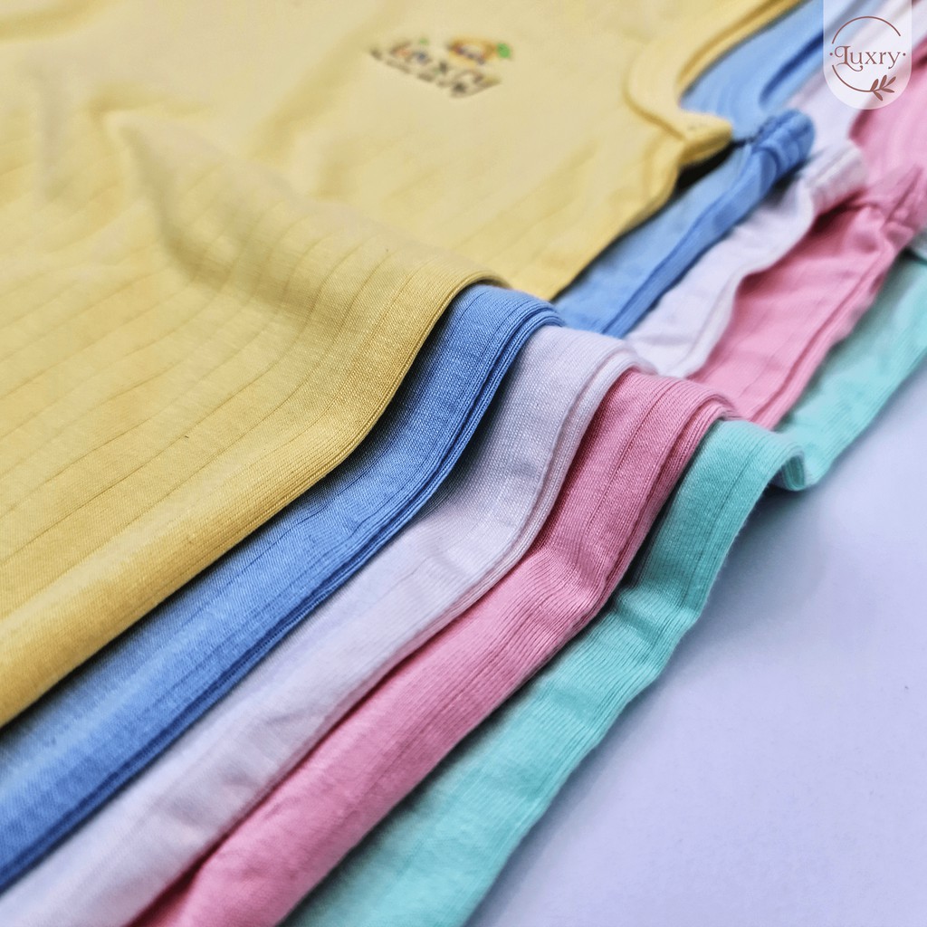 Bộ quần áo ba lỗ Luxry cho bé trai và bé gái - Ba lỗ mặc nhà mùa hè siêu mát -bộ sát nách chất thun sợi tre Luxry