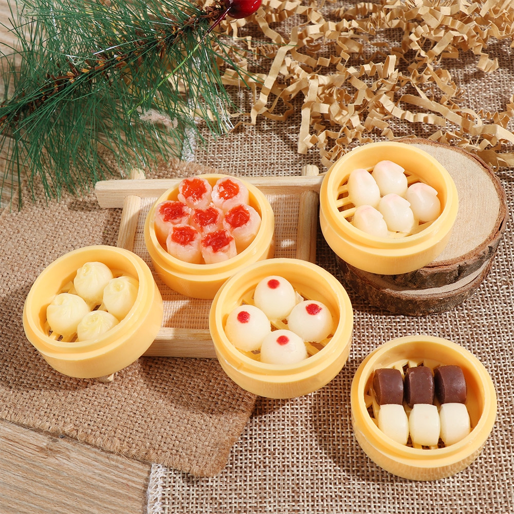 BSUNS 1PC Random Chinese DIY Toys Doll Accessories Rice Pastry Casserole Noodles Dessert Kitchen