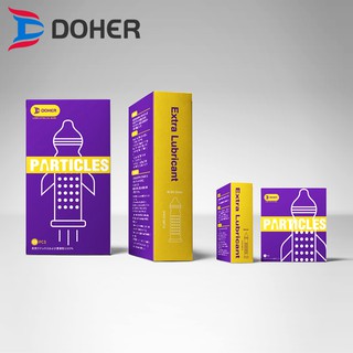 Bao cao su DOHER Particles 3in1 Hộp 3 cái