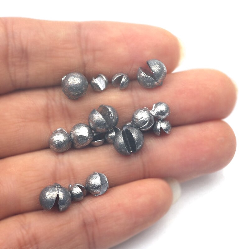 Bộ 50 hạt chì đối trọng câu cá chuyên dụng 0.2-2.1g G4-7B