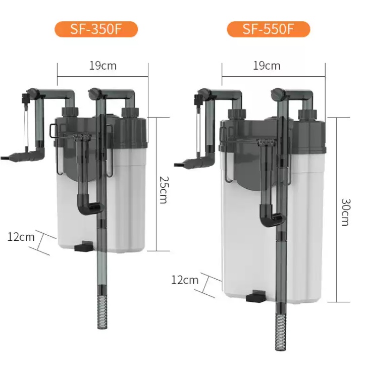 Lọc Treo Sobo SF150F SF350F SF550F - Lọc Treo 3 trong 1 Cho Bể Cá Để Bàn
