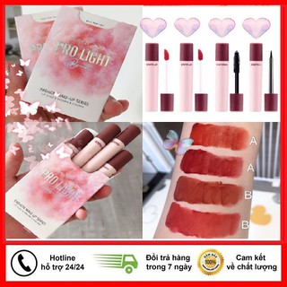 Sét Trang Điểm 4 Món Gồm 2 Son , Truốt Mi , Mascara Mẫu Mới Siêu Hót