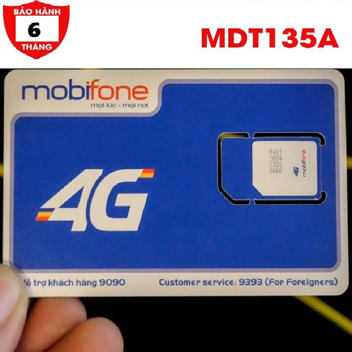 Sim 4G Mobifone MDT135A - Sim Mobi Chuẩn Store