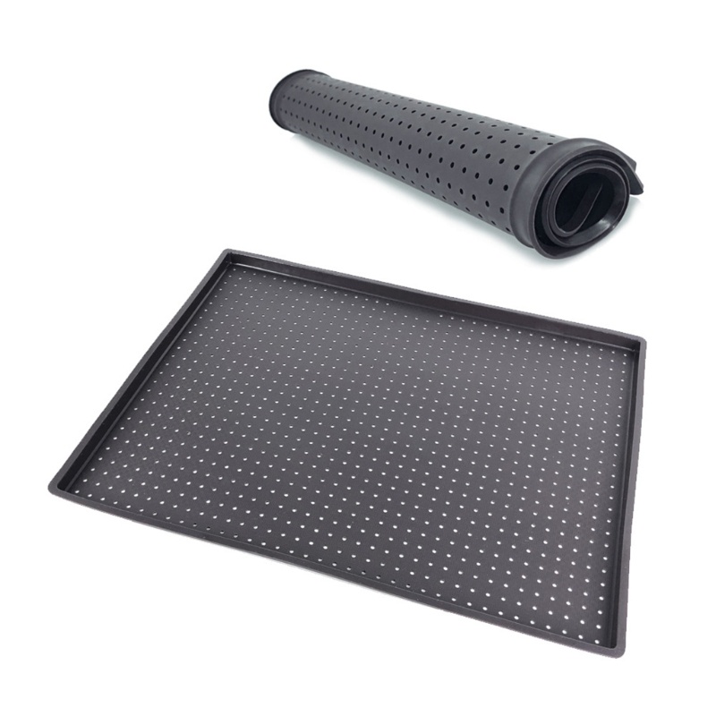 Khuôn Silicone 10 Inches Linh Hoạt Hình Chữ Nhật Để Làm Bánh