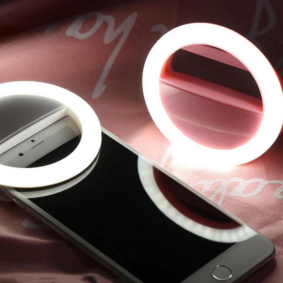 Đèn LED Selfie Trợ Sáng Chụp Hình SLED XJ01,Đèn LED Selfie kẹp điện thoại tạo hiệu ứng ánh sáng