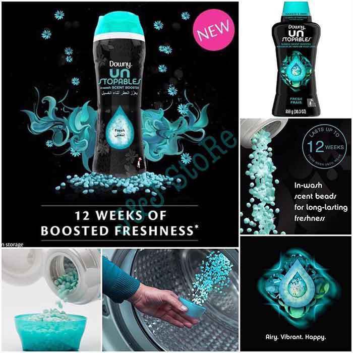 HẠT XẢ VẢI MỸ DOWNY FRESH PROTECT APRIL FRESH 859g VÀ DOWNY UN STOPABLES FRESH FRAIS 859G