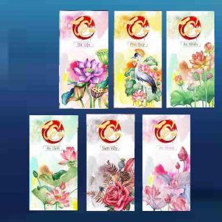 (Mẫu mới) Combo 10 cái bao lixi 2020