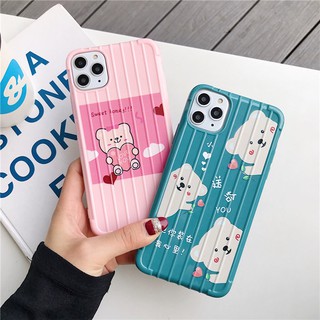 Ốp điện thoại in hình gấu chống sốc cho Iphone 11 11Pro 11Promax X Xs Xsmax Xr 7 8PLus SE 4.7inch 5.5inch