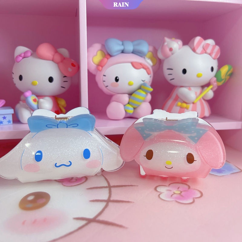 SANRIO Kẹp Tóc Hình Nhân Vật Hoạt Hình Kuromi Đáng Yêu