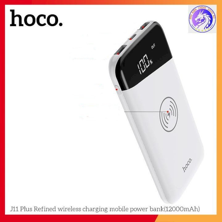 Pin Sạc Dự Phòng Không Dây Hoco J11 Plus 12000 MAH ĐQ - Hàng Chính Hãng