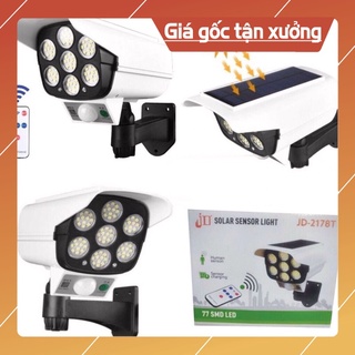 Đèn LED năng lượng mặt trời kiểu giả camera chống trộm, tự động bật tắt |TrungCuong
