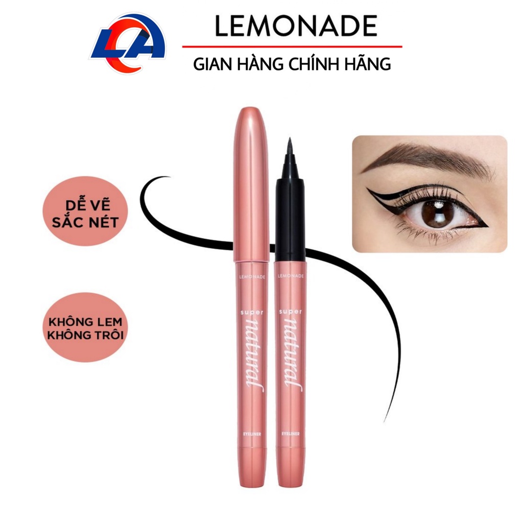 Bút Kẻ Mắt Nước Lemonade Supernatural Eyeline Black 1g, Sắc Nét, Lâu Trôi