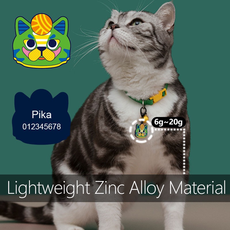 HamshMoc Nhãn ghi thông tin cún cưng nội dung tùy chỉnh với 15 kiểu họa tiết các giống chó dùng đeo vòng cổ thú cưng