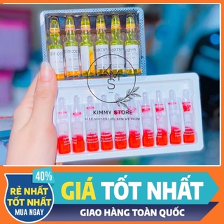 Ống kích trắng vàng và đỏ