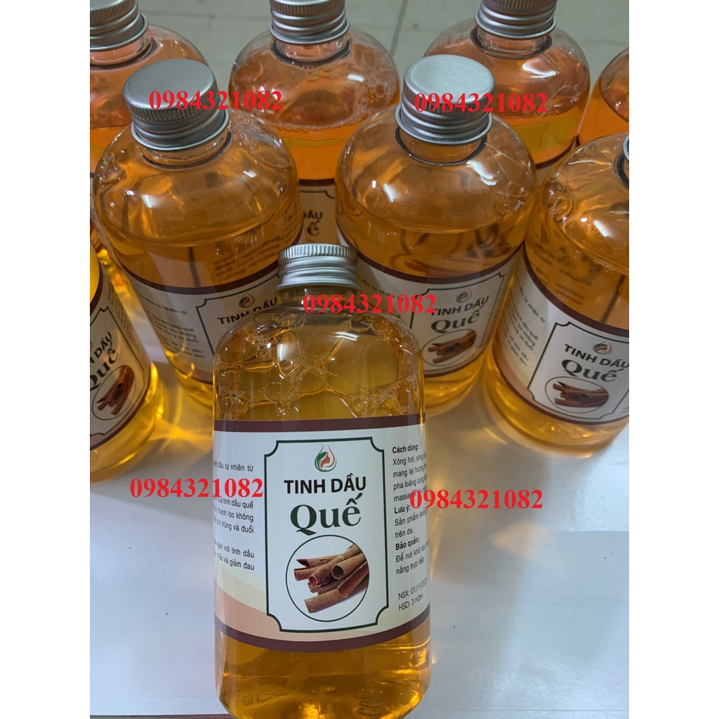 500ml Tinh dầu Quế Phước Quảng xịt phòng, lau sàn thơm khử mùi cực tốt