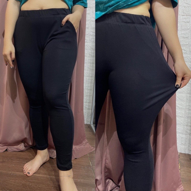 Quần legging dài có túi Bigsize