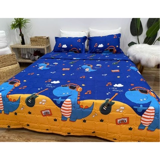 Bộ chăn hè ga gối cotton poly combo 5 món - nhiều mẫu lựa chọn - drap mùa hè