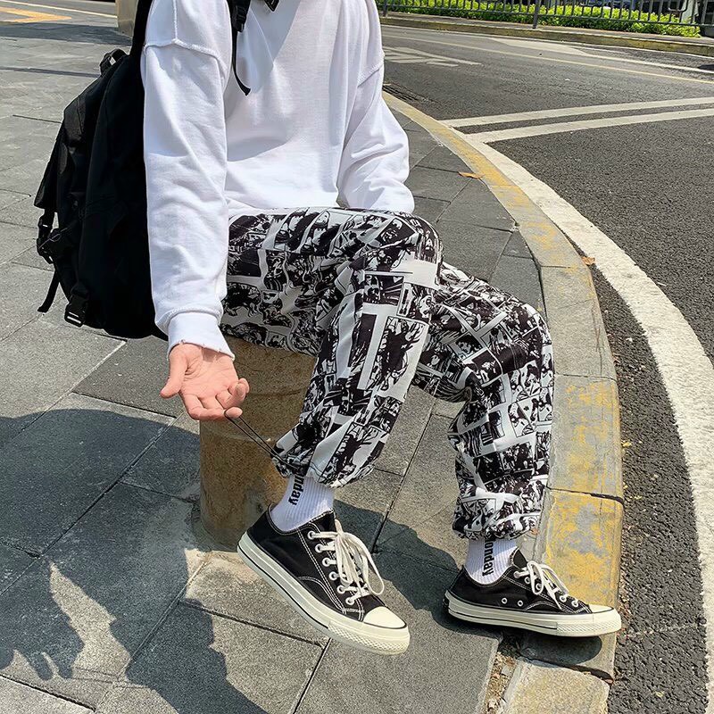 Quần Dài Ống Rộng Lưng Cao Thời Trang Unisex Dành Cho Nam Nữ - Quân Ống Rộng - Quần Jogger | BigBuy360 - bigbuy360.vn