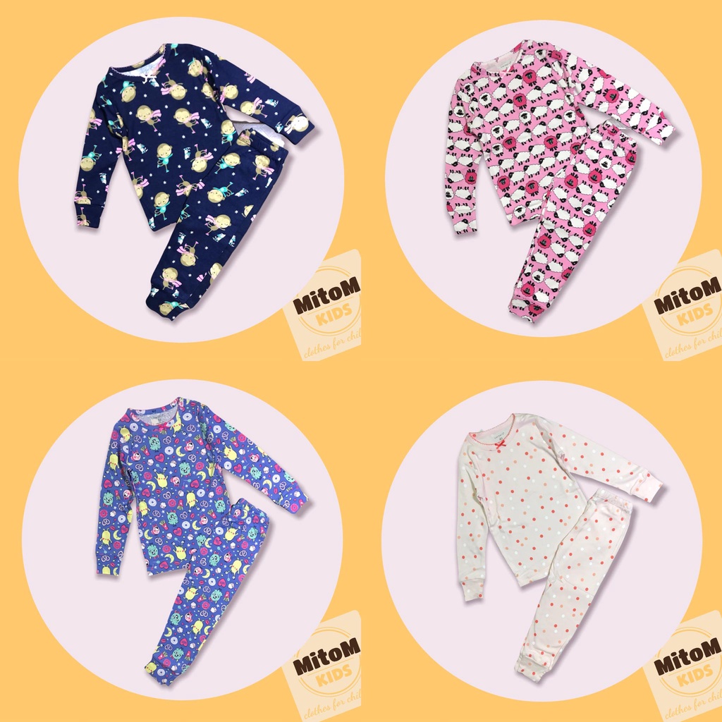 [SALE SỐC] Set 3 bộ dài bé gái ♥️ FREESHIP ♥️ Chất thun borip loại 1 mềm mịn, co giãn tốt, họa tiết tươi sáng