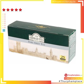 Trà AHMAD Bá Tước Earl Grey hộp 50g - 25 túi lọc trần