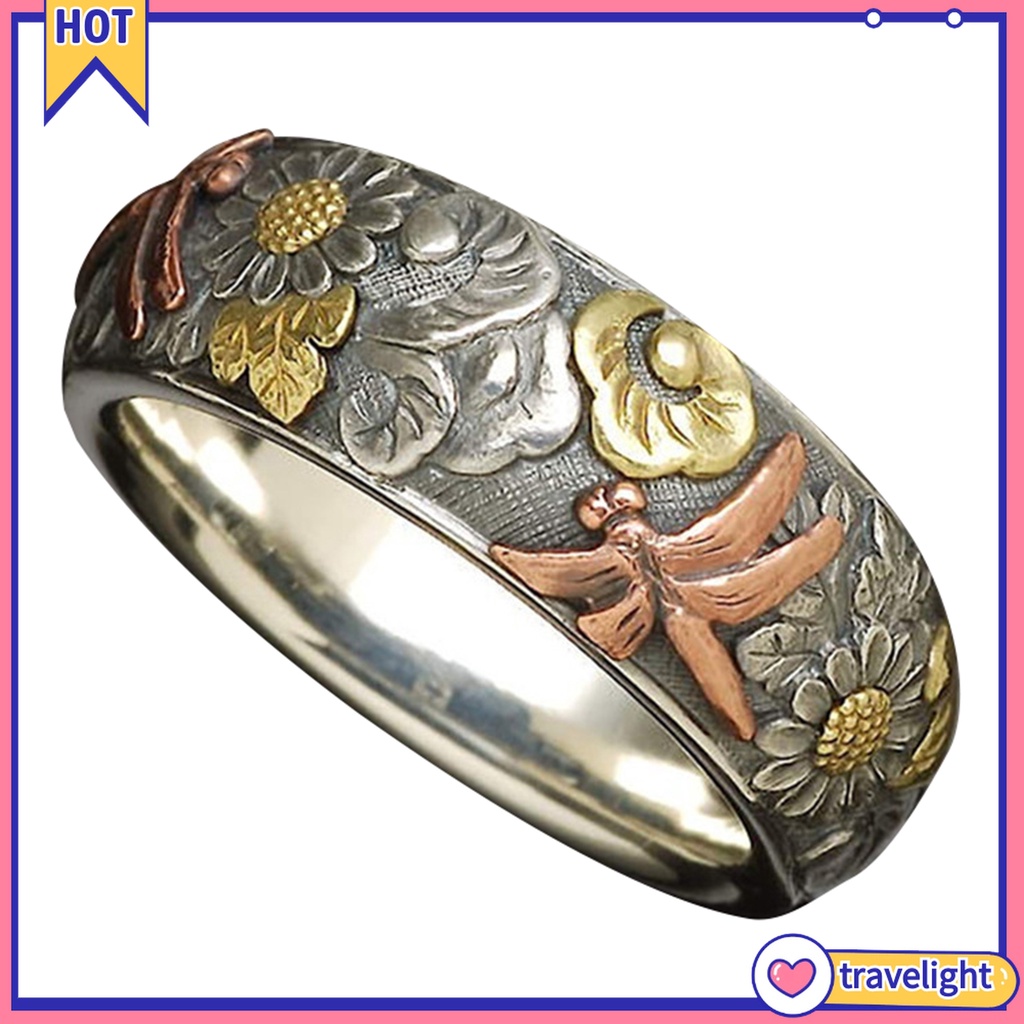 Nhẫn Thiết Kế Thanh Lịch Hình Chuồn Chuồn K1