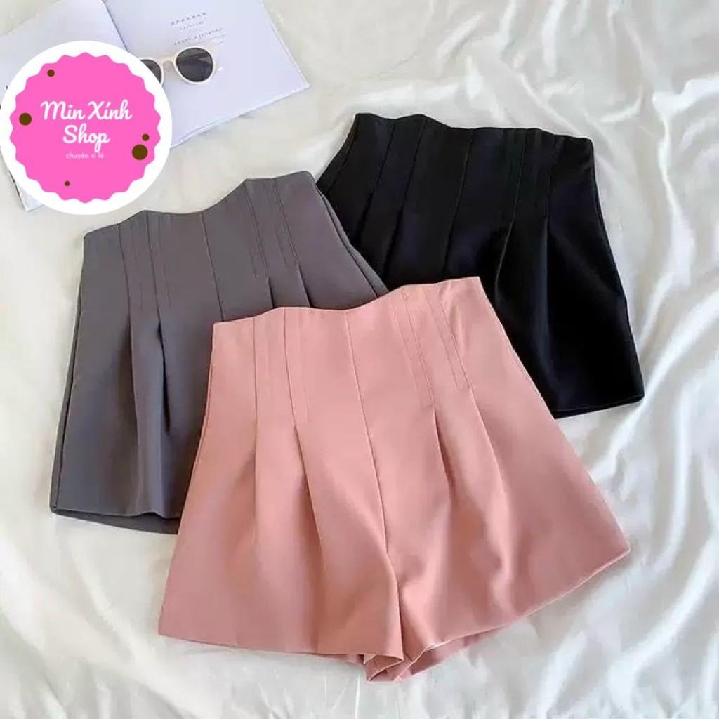 [FREESHIP] Quần short nữ cạp cao ống rộng lưng cao quần đùi nữ | BigBuy360 - bigbuy360.vn