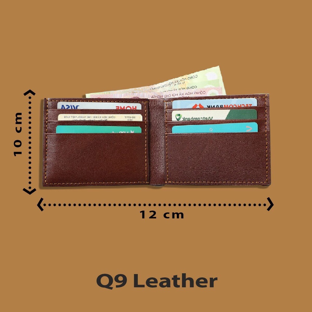 Ví da nam - Cam kết 100% da bò thật - Sản phẩm chính hãng - B01