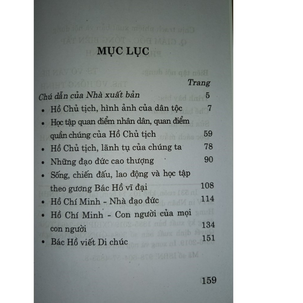 [Sách] Học chủ tịch Hồ Chí Minh - chúng ta học gì (xuất bản lần thứ chín)