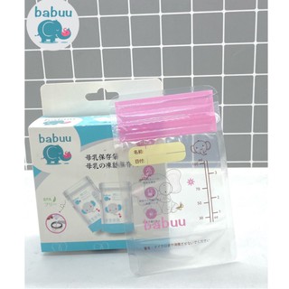 Túi trữ sữa Babuu 250ml, Babuu 100ml