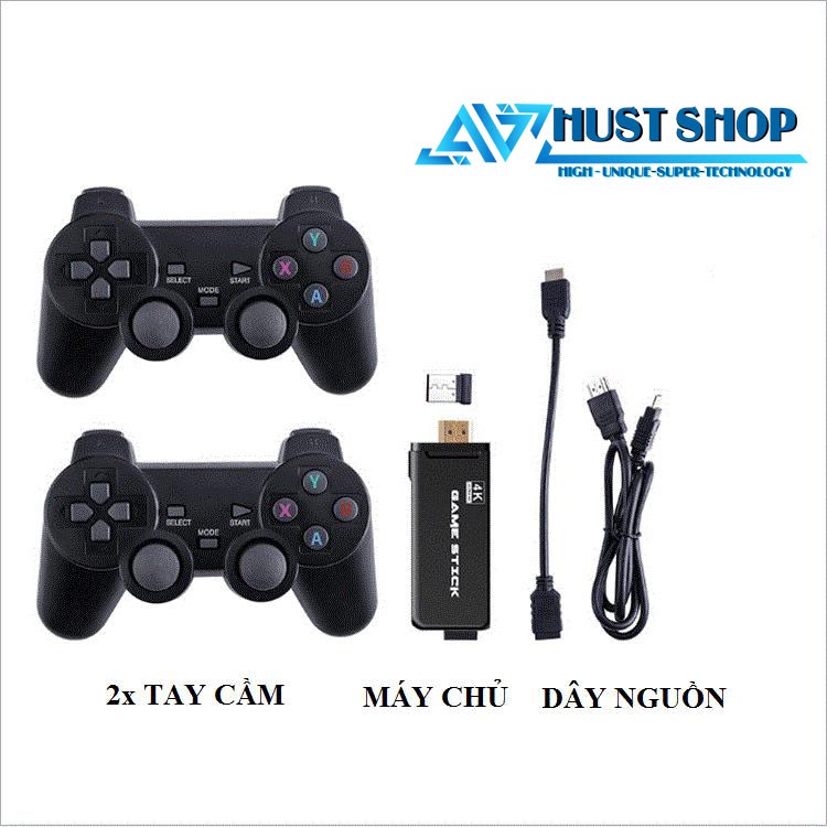 Máy Chơi Game 4 Nút Playstation HDMI Tay Cầm Không Dây Tích Hợp 4300+ Games Chọn Lọc FULL HD [BẢN NÂNG CẤP] | BigBuy360 - bigbuy360.vn