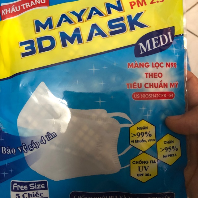 Khẩu trang Mayan 3D Mask