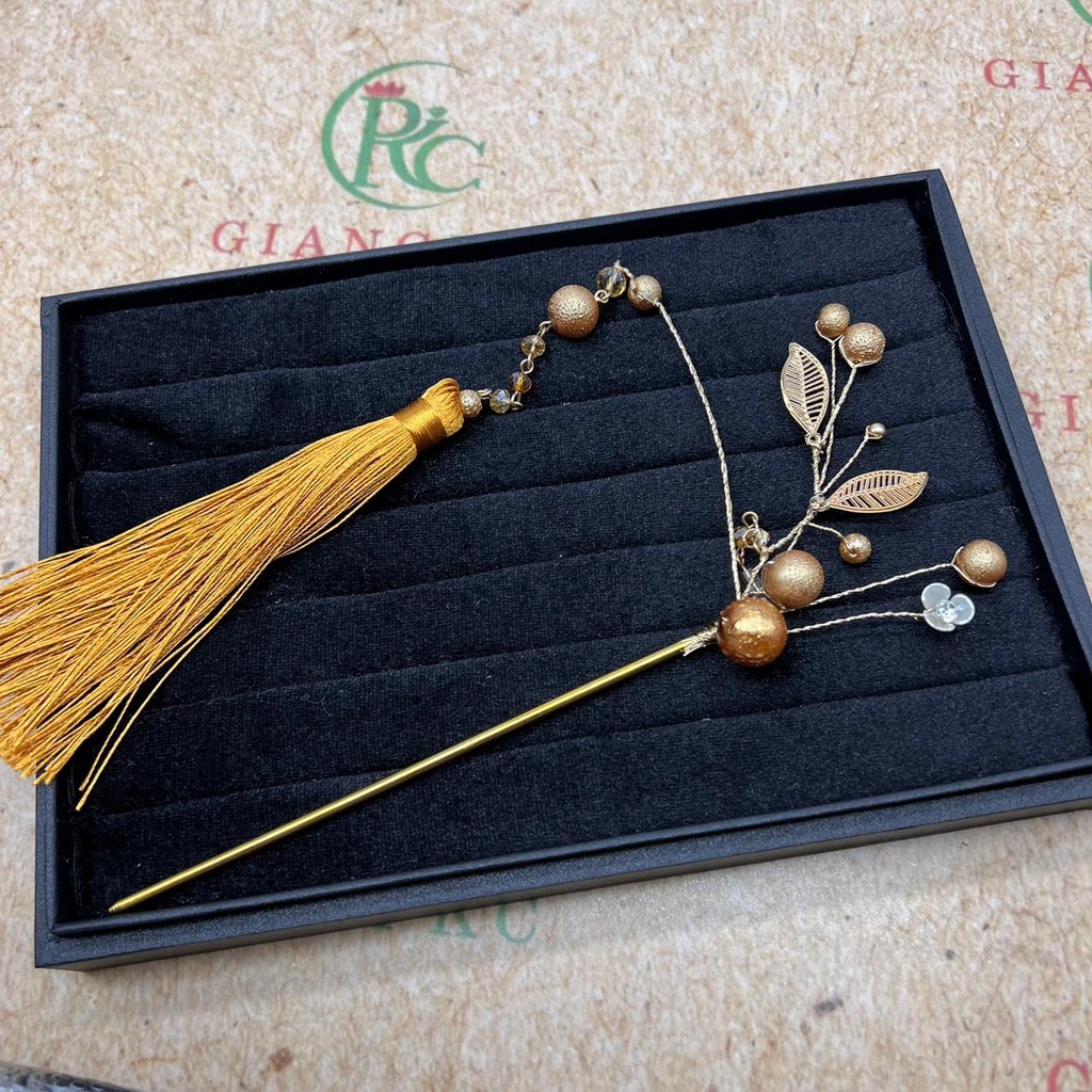 Trâm cài tóc cô dâu áo dài đơn giản Trend 8-2022 Giangpkc  Phụ kiện cưới Giang