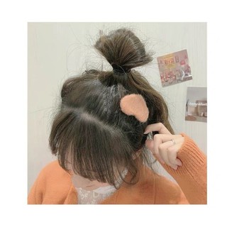 KẸP TÓC LÔNG HÌNH TRÁI TIM DỄ THƯƠNG