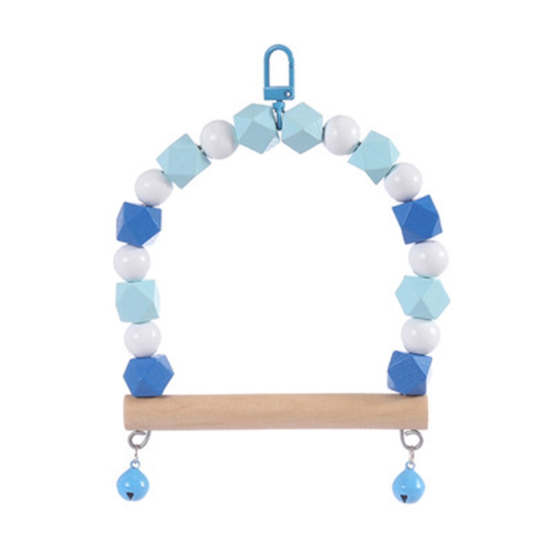 Giá Đứng Bằng Gỗ Nhiều Màu Dành Cho Chim Vẹt