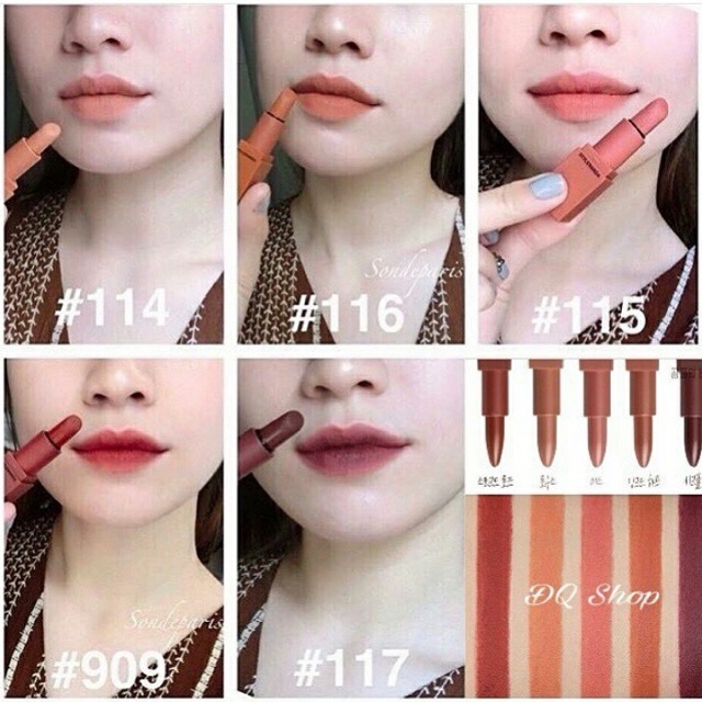 ( Minisize tách set) SON THỎI 3CE MOOD RECIPE MATTE LIP COLOR 114 115 116 117 909 | BigBuy360 - bigbuy360.vn