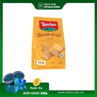 Bánh Xốp Loacker Quadratini Cheese 110G Giòn Tan