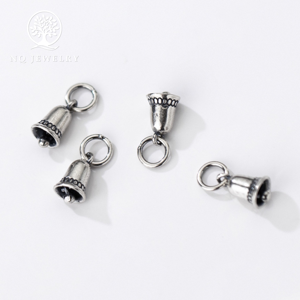 Charm bạc treo hình chiếc chuông - NQ Jewelry