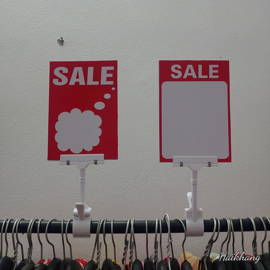 BIỂN GHI ĐỒNG GIÁ 99K, ĐỒNG GIÁ 199K, BIỂN TRẮNG SHOP TỰ GHI GIÁ ( không bao gồm kẹp )