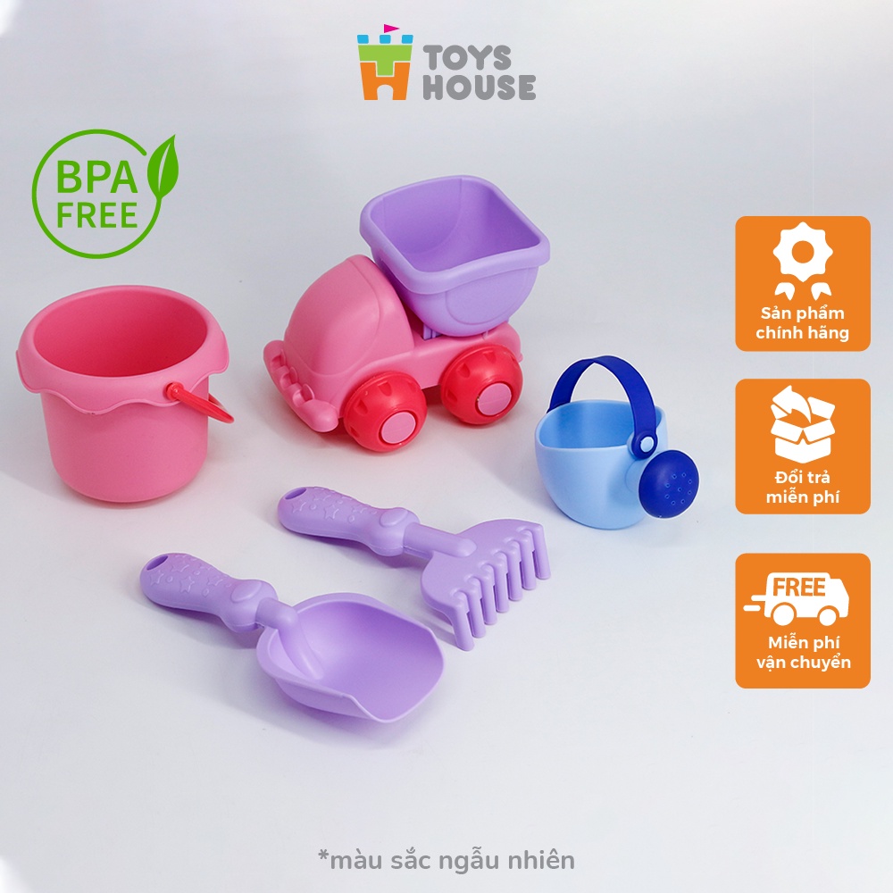 Đồ chơi xúc cát bãi biển cho bé Toyshouse 035 giúp bé vui chơi, vận động