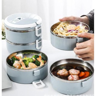 (SIÊU GIỮ NHIỆT) CÀ MEN 4 TẦNG LÕI INOX GIỮ NHIỆT CỰC TỐT