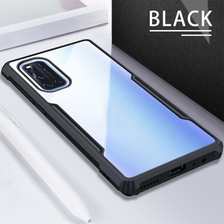 Ốp Điện Thoại Siêu Mỏng Chống Sốc / Trầy Xước Cạnh Acrylic Mềm Màu Trong Suốt Cho Vivo V17 Case V19