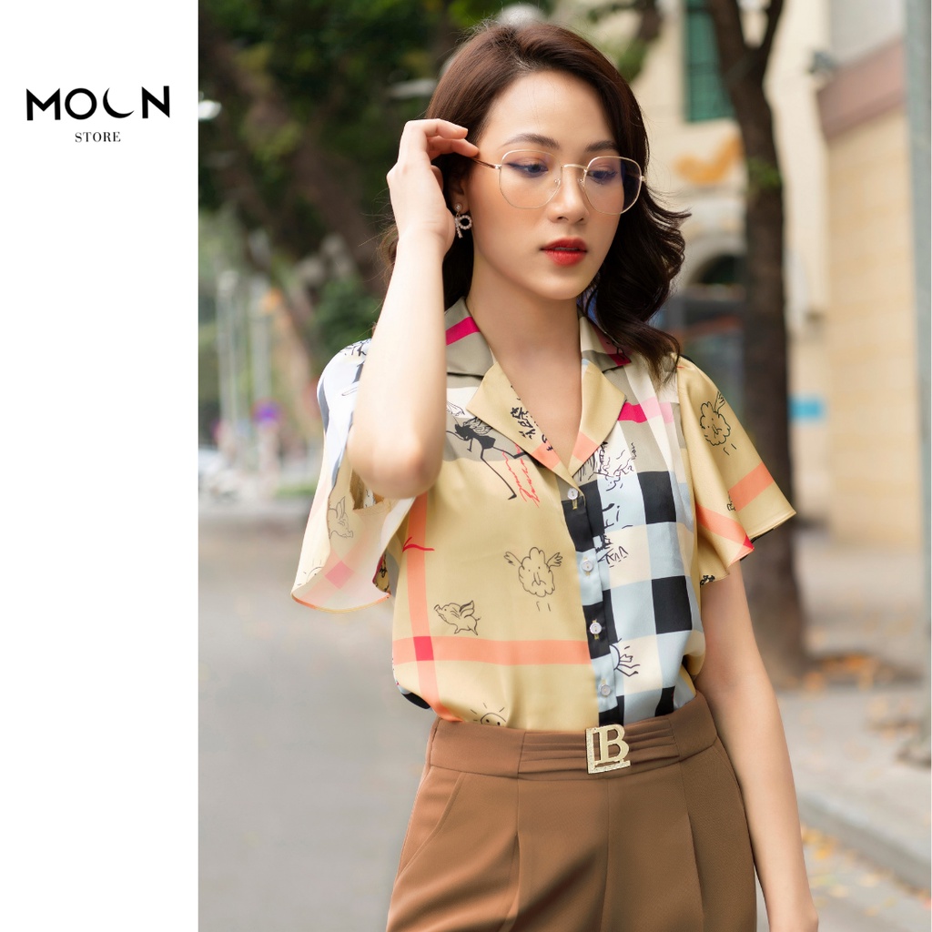 Áo Sơ Mi Nữ Lụa 4 Màu HA104 MOON STORE