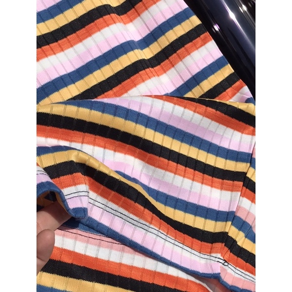 Đầm thun ôm dáng bút chì 3 màu đen,xanh két,sọc