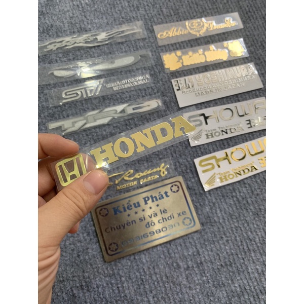 Tem nhôm dán nhiều vị trí nhiều hình