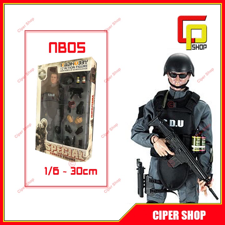 Mô hình lính 1:6 30cm NB05 SDU - Action Figure