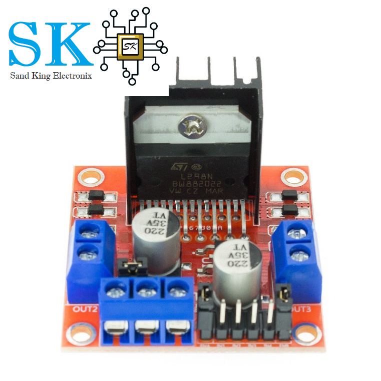Mạch điều khiển Động cơ DC L298 - Mạch cầu H L298N PWM - module điều khiển Động cơ DC L298