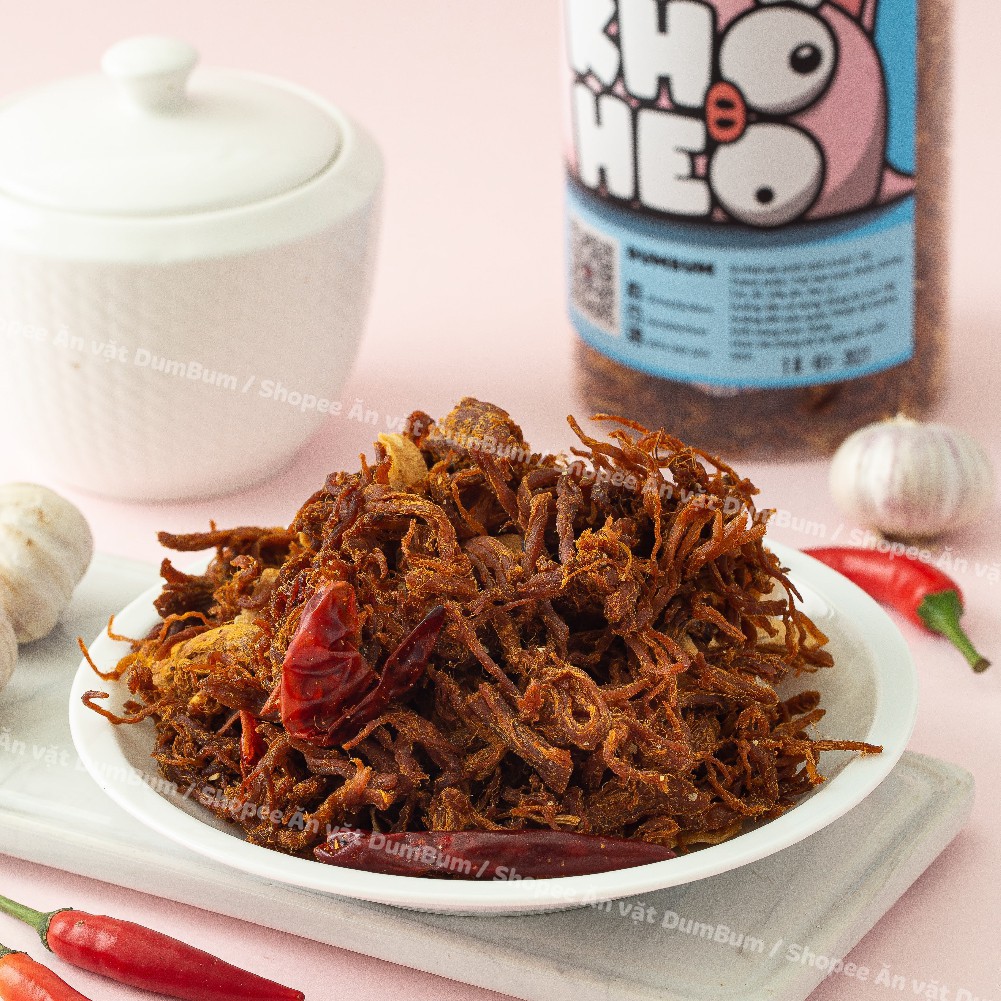 [Mã GROXUAN1 giảm 8% đơn 150K] Khô heo cháy bơ tỏi cay DumBum 280g đồ ăn vặt Sài Gòn vừa ngon vừa rẻ | BigBuy360 - bigbuy360.vn