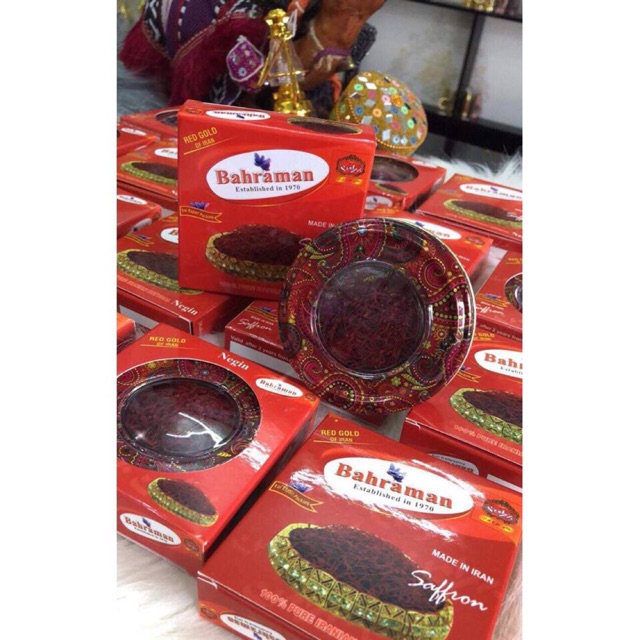 1gr nhụy hoa nghệ tây saffron bahraman loại negin sản xuất tại iran